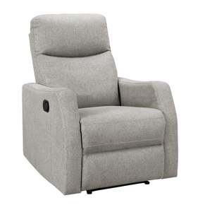 Brylee Light Grey Recliner 1 Seater