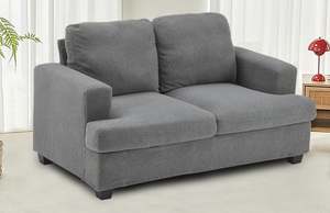 Chenille Grey 2 Seater Sofa