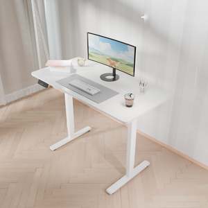 Electra Ergo Single Motor Sit Stand Desk White 1.4m