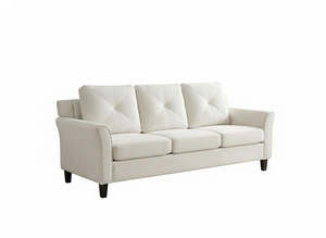 Suites 1: Neeve 3 Seater Sofa Velvet Cream