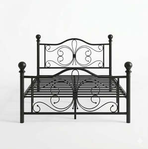 Bed Frames And Bases: Butterfly Bed Frame Queen Black