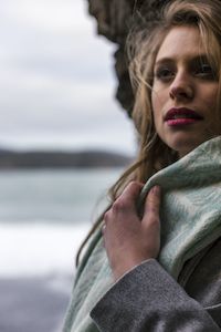 Wool Scarves: Wool Scarf Aqua