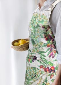 Linens: Apron Olives