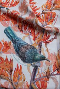 Linens: Tea Towel Colourful Tui - Cotton