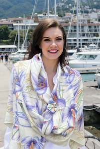 All: Silk & Wool Scarf - Saffron