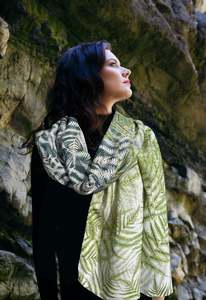 Fern Wool & Silk Scarf