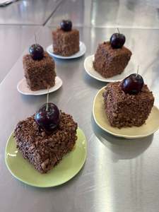 Products: In person class - Black Forest lamington - 8/3