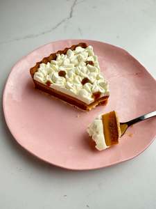 In person class - treacle caramel custard tart - 19/7