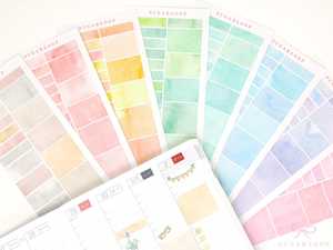 Appointment Boxes Labels Planner Stickers for Vertical Planning in Hobonichi Cou&hellip;