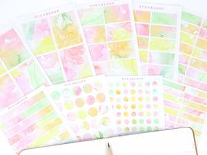 Color Palette Deco Stickers for Journals & Planners: Orchard