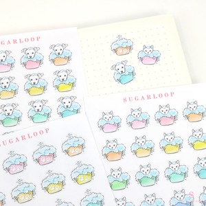 Dog Cat Pet Icons - Bath Grooming Planner & Bujo Journal Stickers