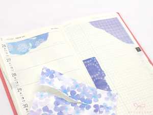 Printed Washi A6 Paper Sized for Journaling Planners & Bujo
