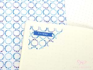 Washi Paper Printed Pattern Sheet for Planners and Journals: Japandi Style