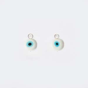 Products: CHARMS | White Greek Evil Eyes