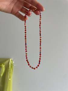 ONE-OFF Rhubarb Multi Necklace
