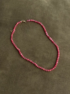 Bracelets: ONE-OFF Rhubarb Necklace