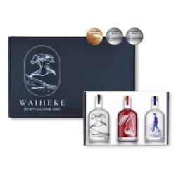 Award Winning New Zealand Gins: Waiheke Distilling Gift Box 3 x 200ml