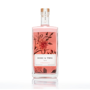 Fruit Infused Gins: Rose & Twig Pomegranate Gin 700ml