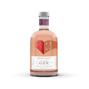 Fruit Infused Gins: Broken Heart Rhubarb Gin 500ml