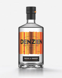Flavoured Gins: Denzien Smoke & Embers Gin 700ml