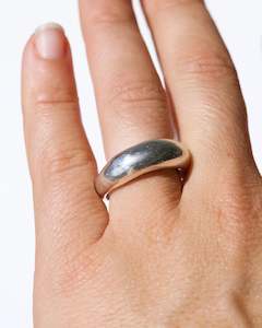 Zoe Mcbride: Nuque Ring in Silver