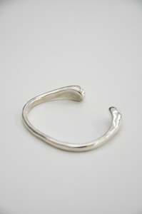 Drip Cuff in Silver