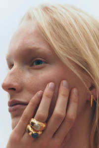 Jewellery: Fruto Melon Ring in Gold