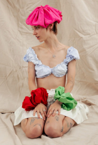 Accessories: XL Scrunchie in Red