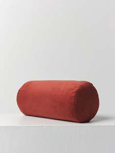 Klay: Bolster Cushion in Burnt Umber