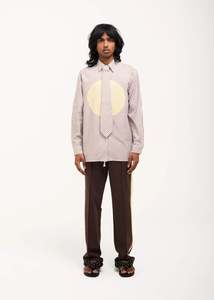 New Arrivals: Sun Shirt with Tie in Yellow & Brown