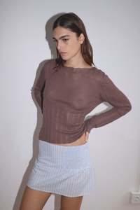 Open Work Longsleeve Hazel