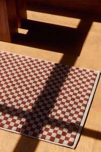 Accessories: Beppu Bath Mat in Cement & Rhus