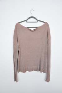 All: Wixii Scoop Neck Jumper - light brown