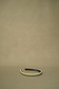 Braided headband in Olive/Pistachio