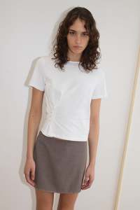 New Arrivals: Pinch Tee in White