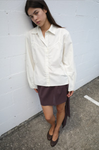 Cami Overshirt in Citrus Stripe