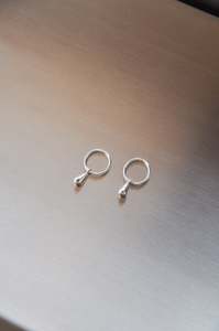 Teardrop Sleepers in Silver