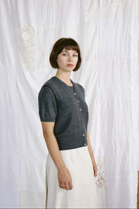 Eve Vest in Shadow Grey