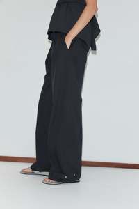 New Arrivals: Snap Tab Pant in Black
