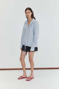 New Arrivals: Stand Shirt in Powder Check