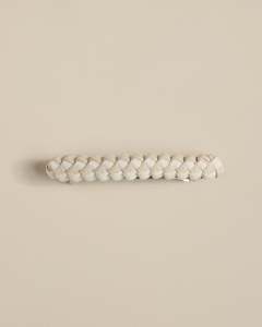 Barrette in Cream/Almond
