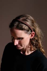 Braided Headband in Nutmeg/Bean