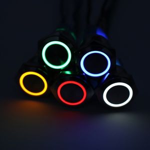 Products: 16mm Red LED Flush AV Switch (Momentary) - Sulphur City Foundry Store, NZ