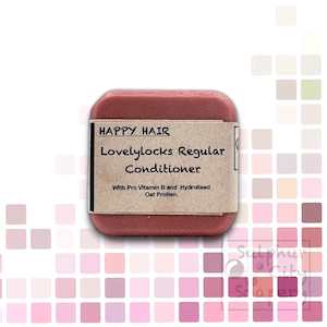 Shampoo Bar: Lovelylocks, Regular Conditioner bar.