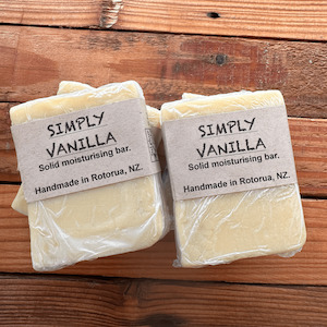 Skin Care: Simply vanilla, Solid lotion bar.
