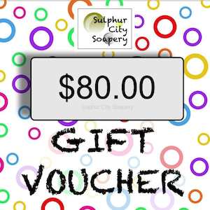 Gift Cards: Sulphur City Soapery Gift Card, $80.00