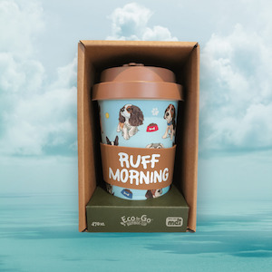 Ruff morning, Eco-to-go cup.