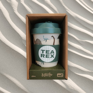 Eco To Go Bamboo Cups: Tea rex, Eco-to-go cup.