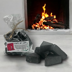 Bath Body All: Lumps of Coal - scented soap. CLEARANCE