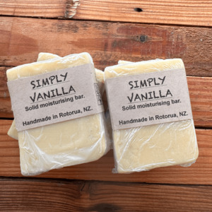 Skin Care Balms Deodorant: Simply vanilla, Solid lotion bar.